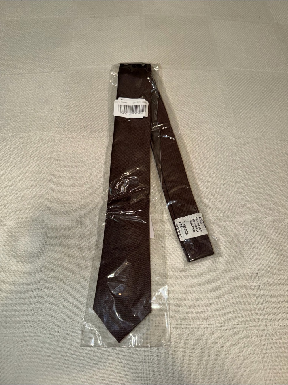 Birdy Grey Classic Solid Brown Neck Tie